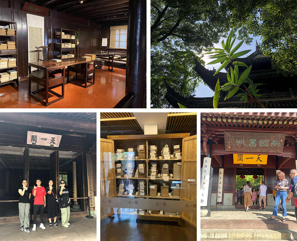 Besuch im Tianyi-Pavillon